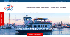 Desktop Screenshot of bostonbellecharters.com